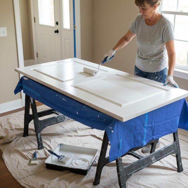 Exterior Door Painting